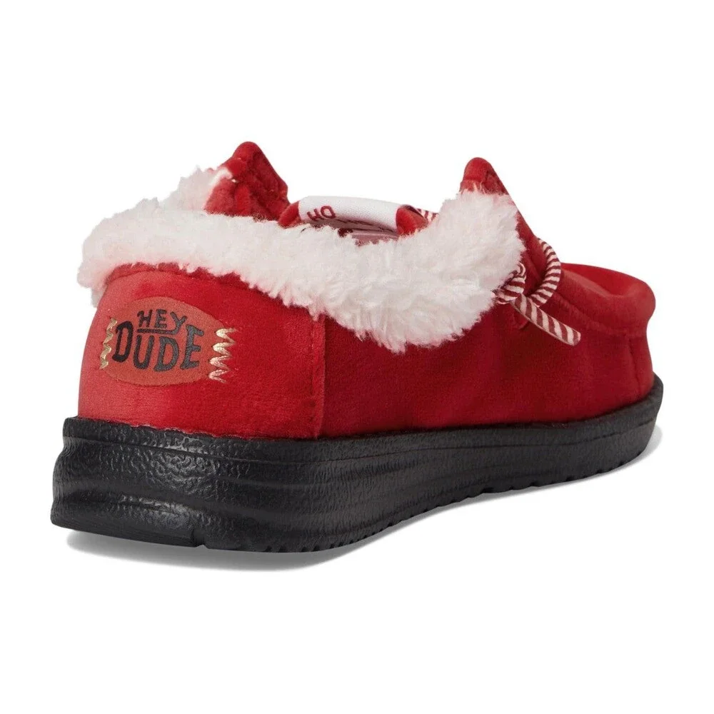Hey Dude Toddler Wally Santa Claus Red 45316-610